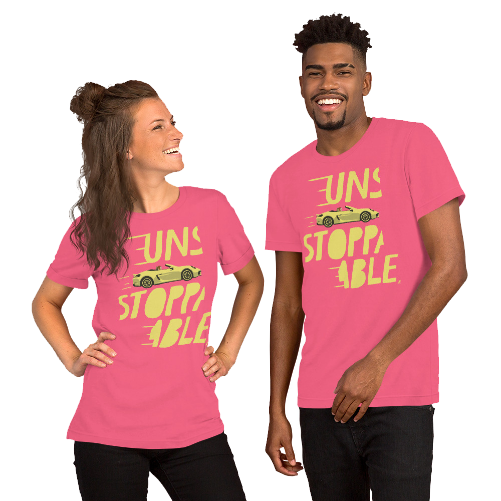 Unstoppable Tee (light brown-haired driver)