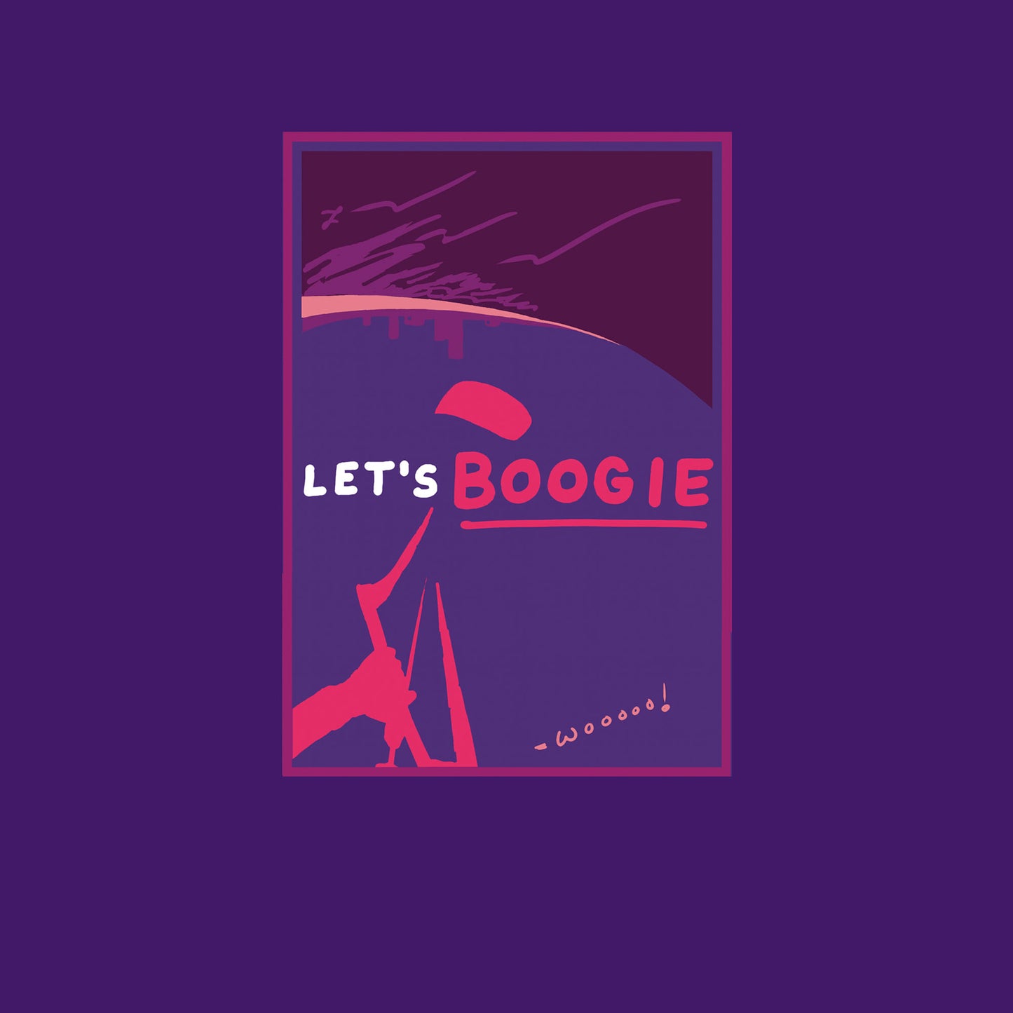 Let's Boogie Tee (purple)