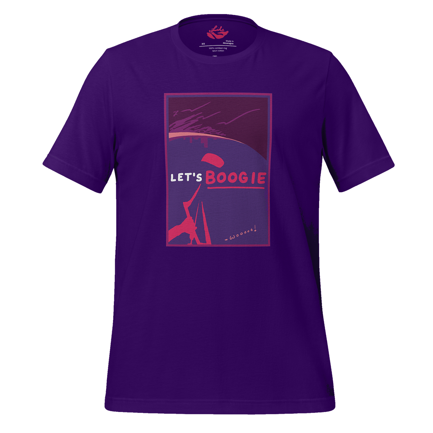 Let's Boogie Tee (purple)