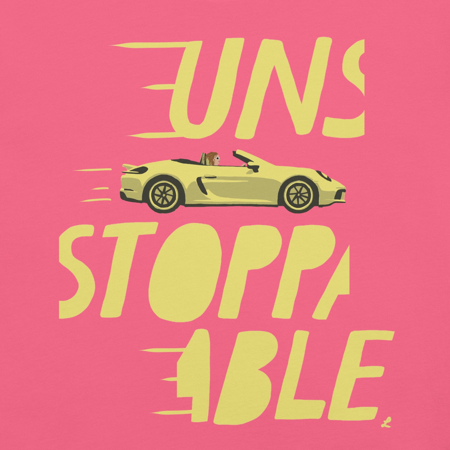 Unstoppable T-Shirt (light brown-haired driver)